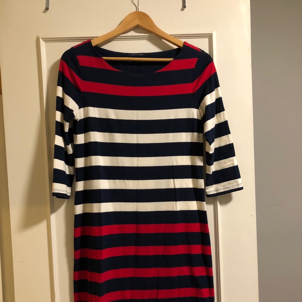 Tommy Hilfiger red and navy dress